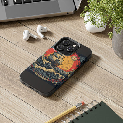 Tall Ship Storm Tough Phone Case