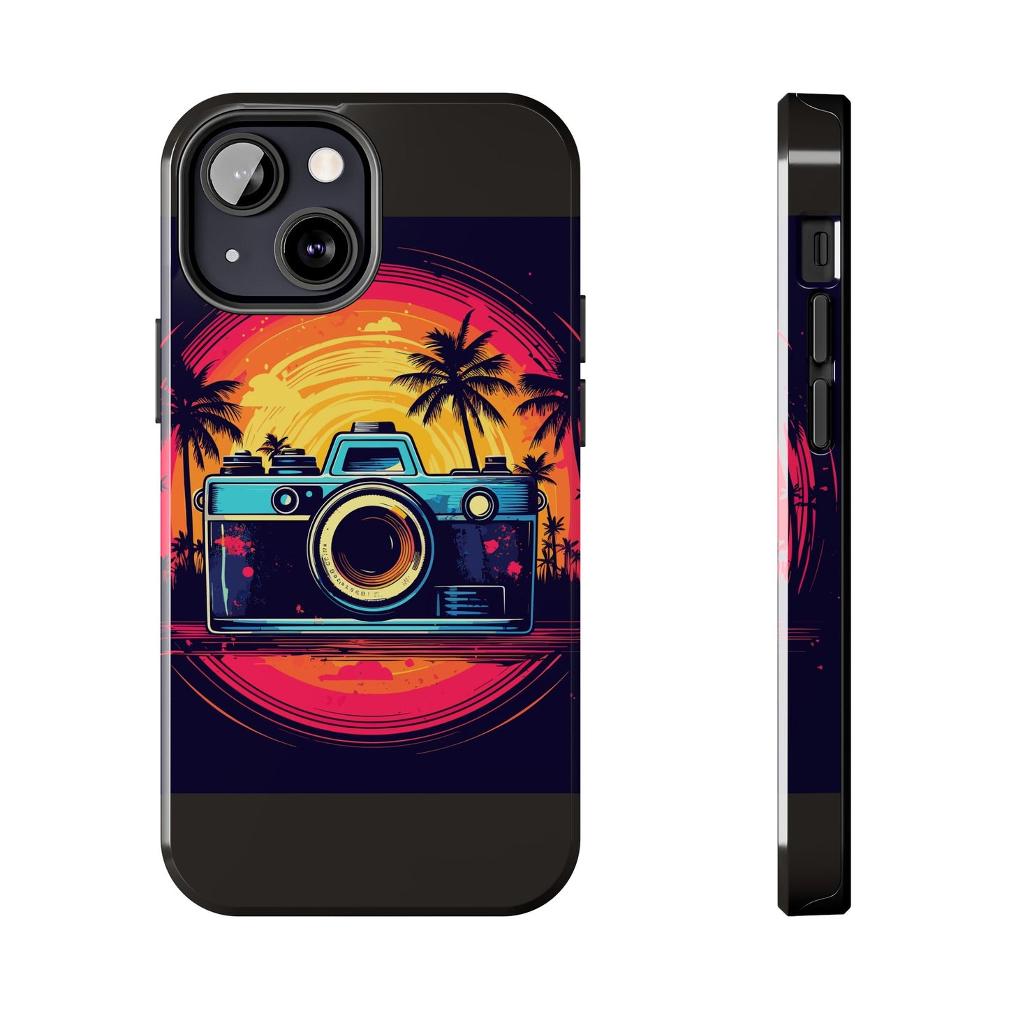Retro Camera Sunset Tough Phone Case