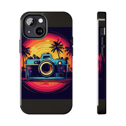 Retro Camera Sunset Tough Phone Case