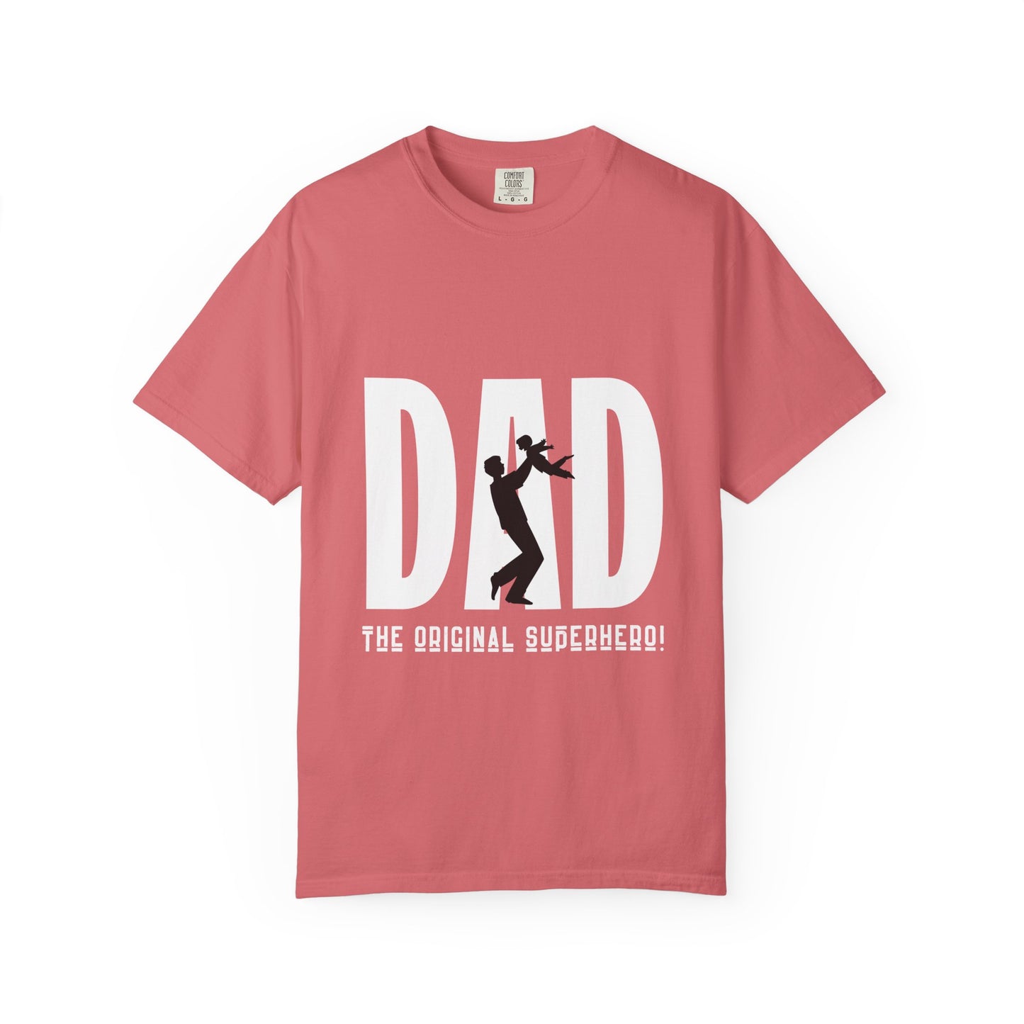 DAD The Original Superhero Shirt | Heavyweight Vintage Style Dad Tee | Perfect Father’s Day Gift
