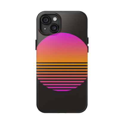 Sunset Grid Tough Phone Case