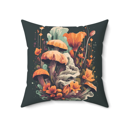 Midnight Garden Throw Pillow