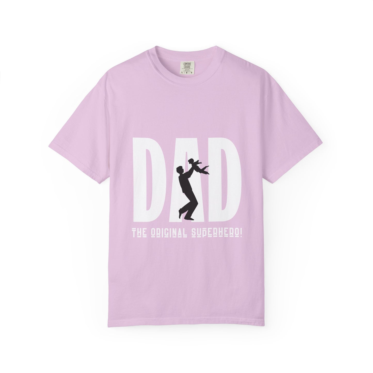 DAD The Original Superhero Shirt | Heavyweight Vintage Style Dad Tee | Perfect Father’s Day Gift