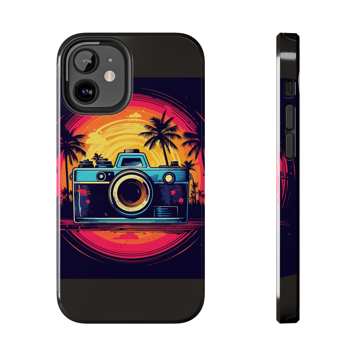 Retro Camera Sunset Tough Phone Case