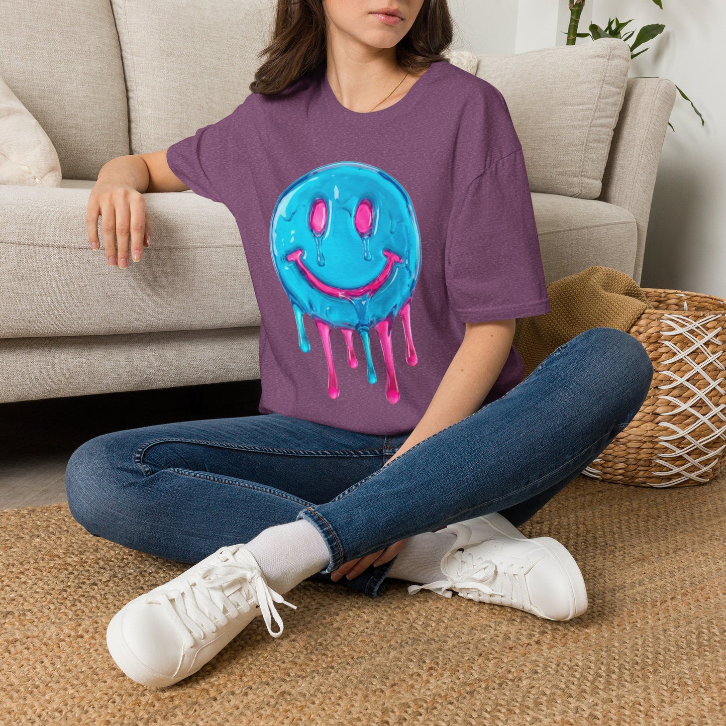 Melted Smile Vaporwave Tee