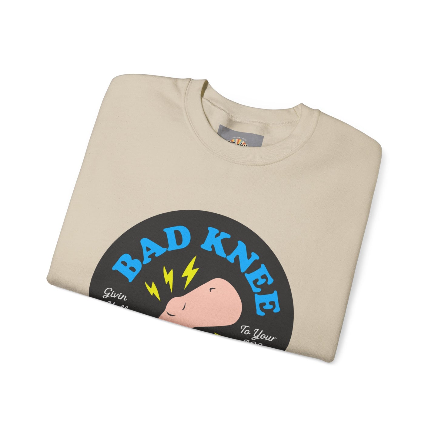 Bad Knee Club sweatshirt | Funny knee pain graphic crewneck