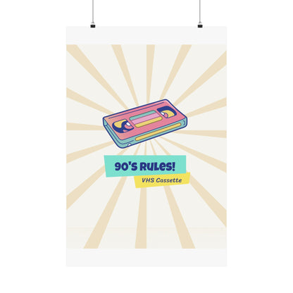 90's Rules! Retro Poster