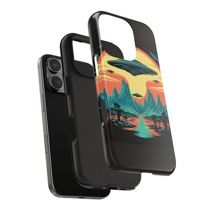 UFO Fleet Tough Phone Case