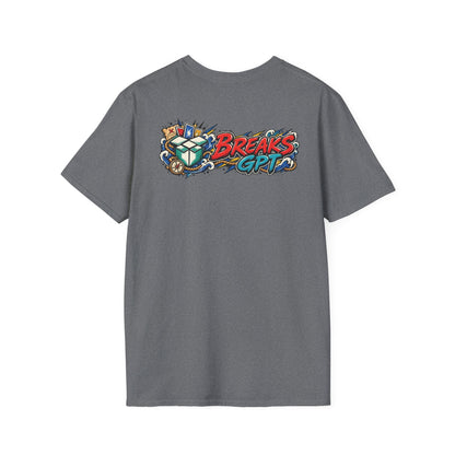 BreaksGPT Manga Card Breaker T-Shirt | Pirate Trading Card Graphic Tee Color Version