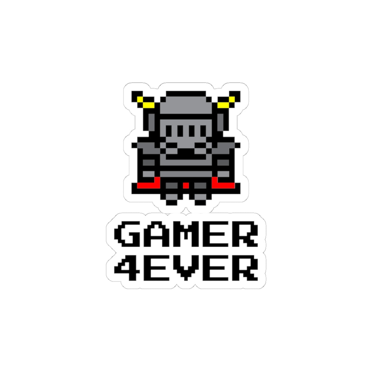 Gamer 4Ever Kiss-Cut Sticker