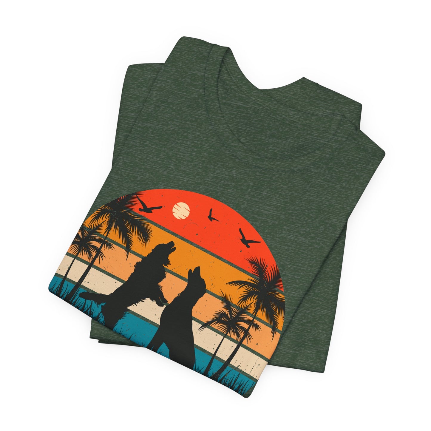 Dogs Are Better Than People Beach Sunset Tee