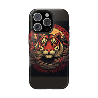 Tiger Wreath Tough Phone Case