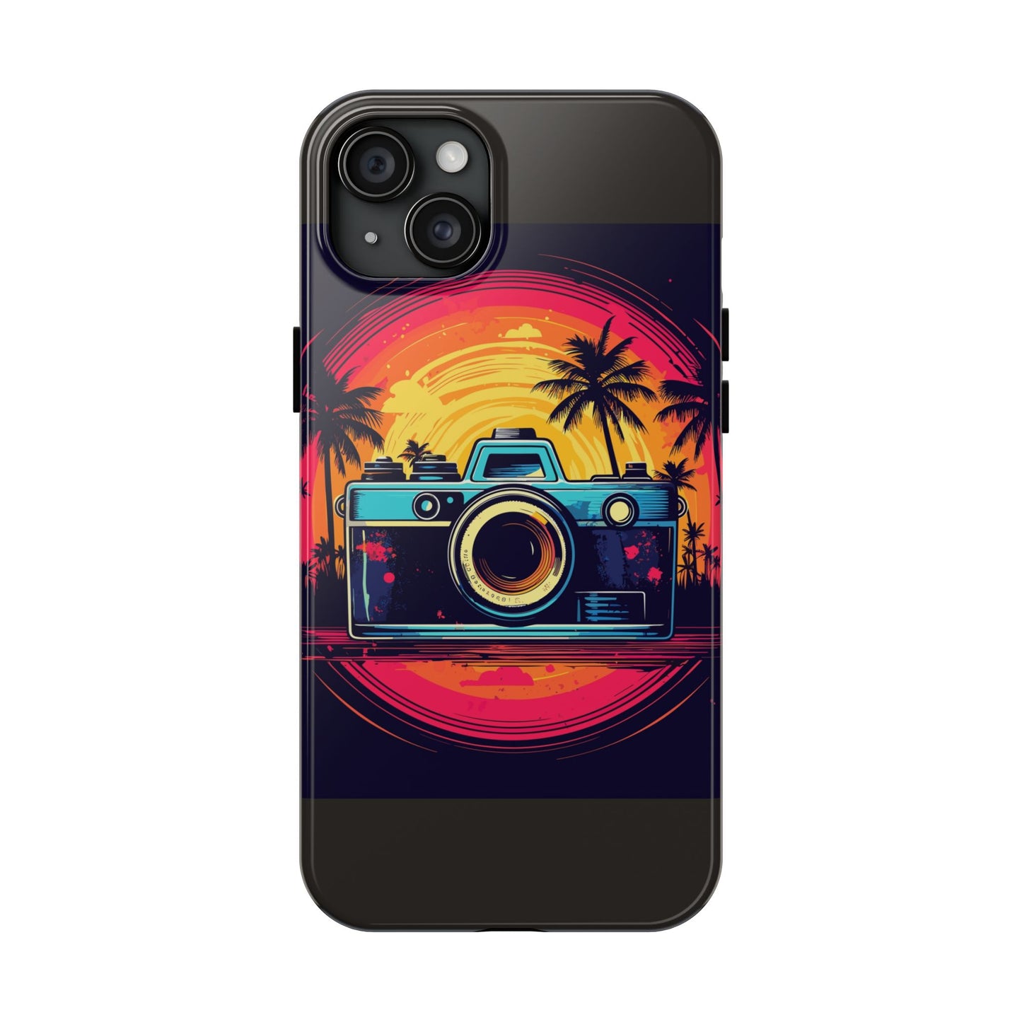 Retro Camera Sunset Tough Phone Case
