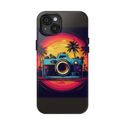Retro Camera Sunset Tough Phone Case