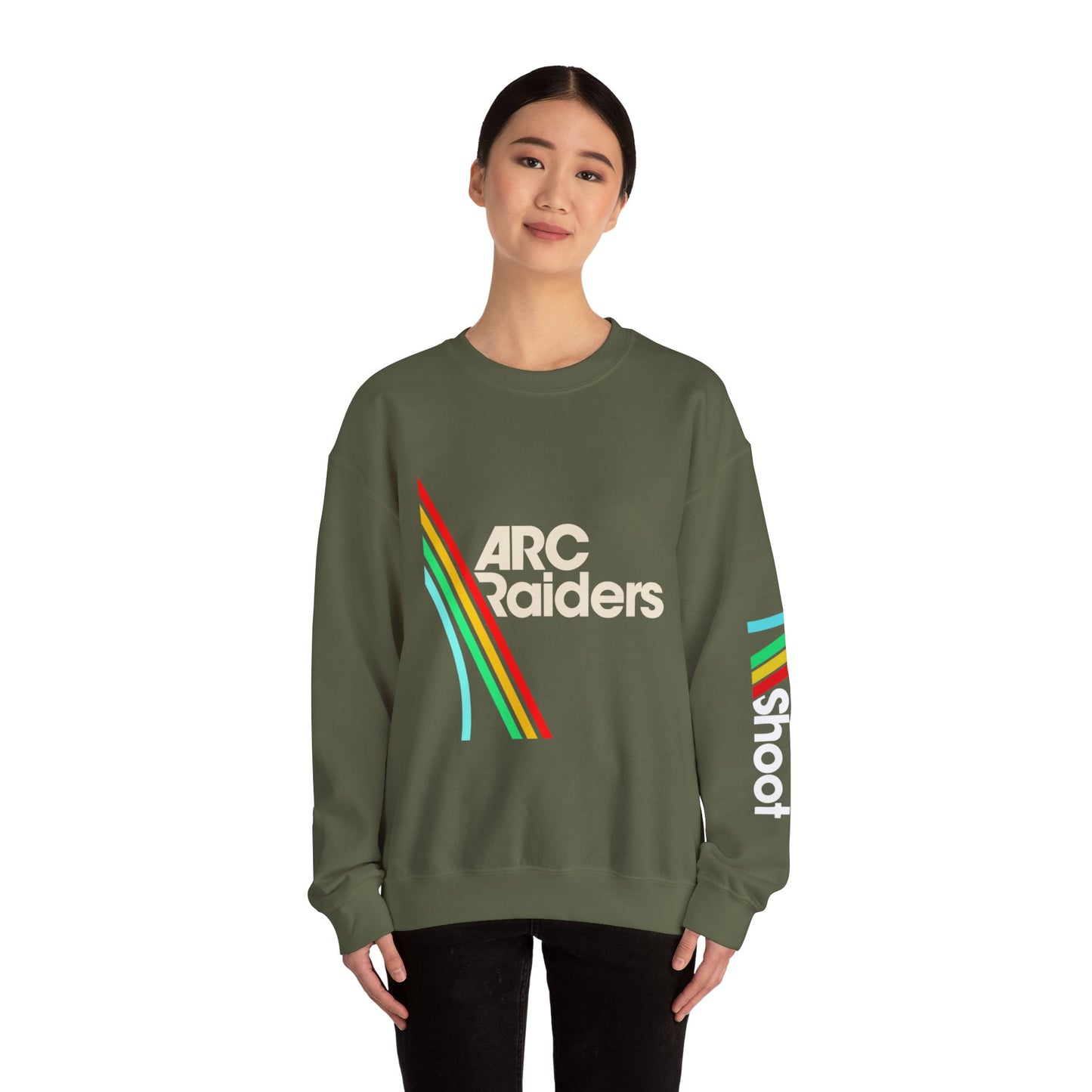 ARC Raiders Retro Arcade Sweatshirt | Vintage Gamer Crewneck | Retro Gaming Sweatshirt | Arcade Inspired Gamer Apparel