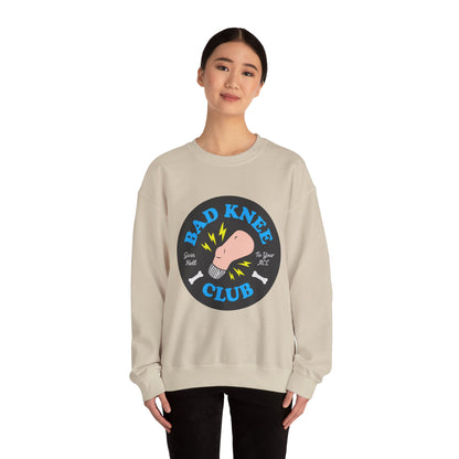 Bad Knee Club sweatshirt | Funny knee pain graphic crewneck