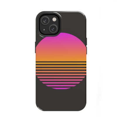 Sunset Grid Tough Phone Case