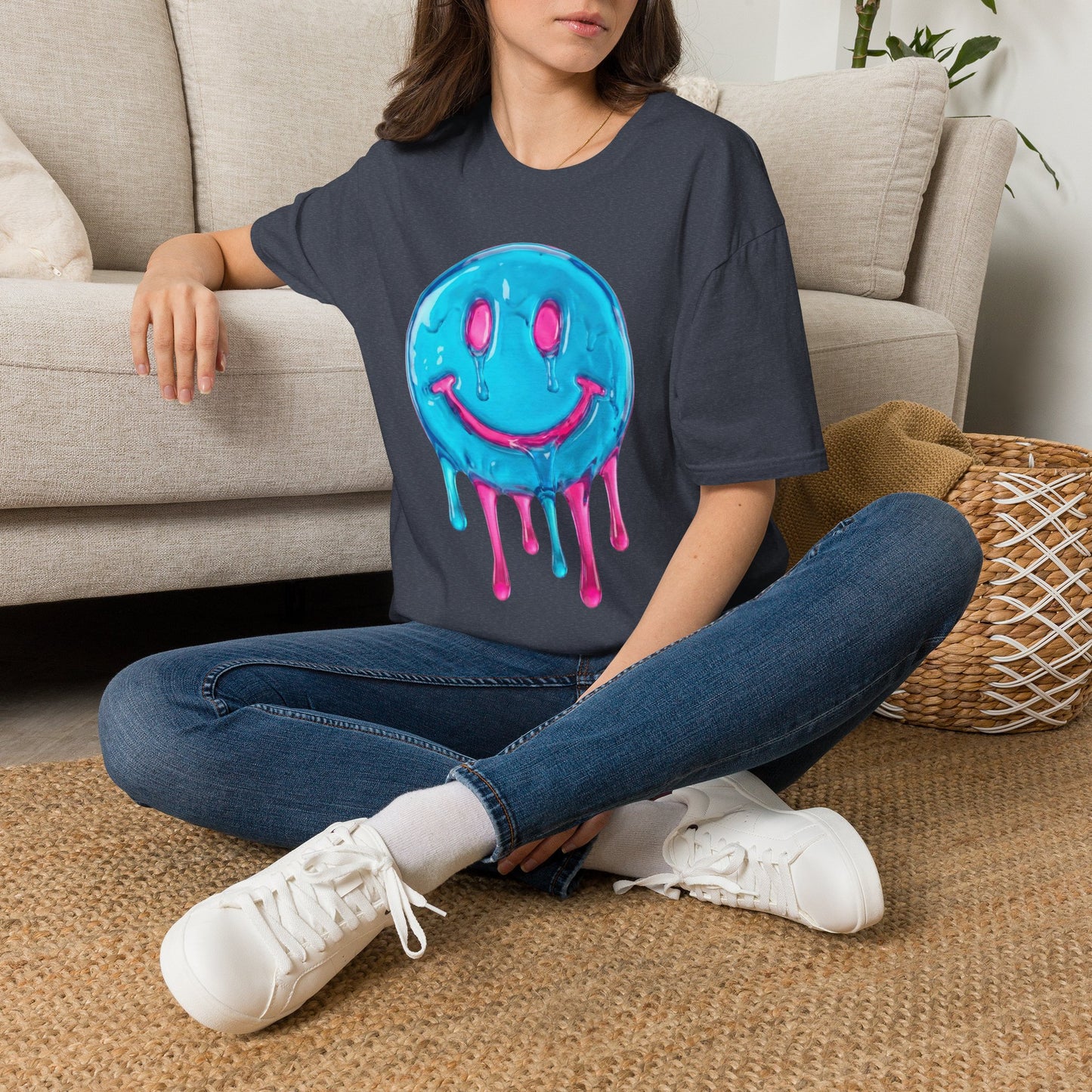 Melted Smile Vaporwave Tee