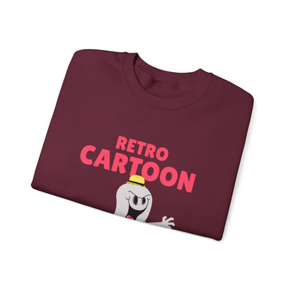 Retro Cartoon Ghost Sweatshirt