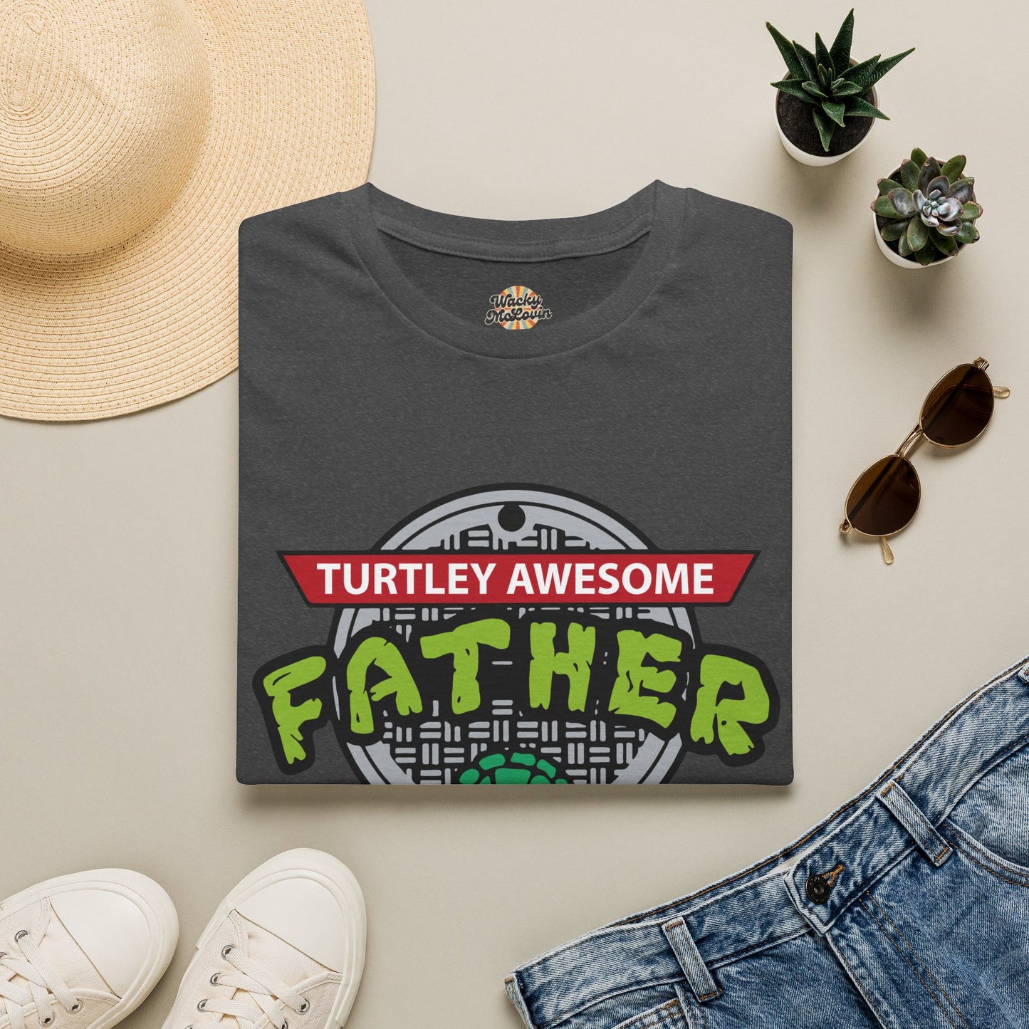 Turtley Awesome Father Tee