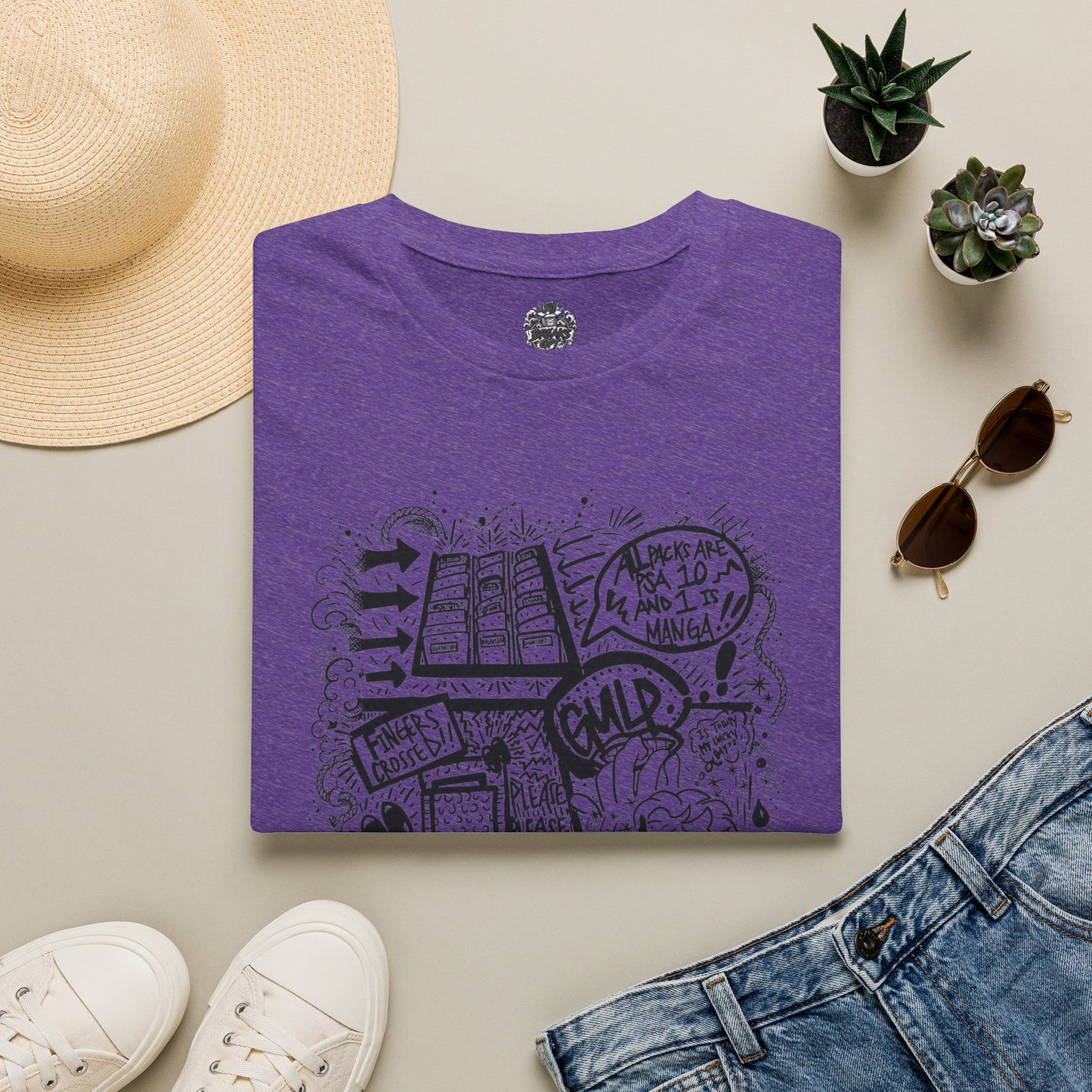 BreaksGPT Manga Card Breaker T-Shirt | Pirate Trading Card Graphic Tee