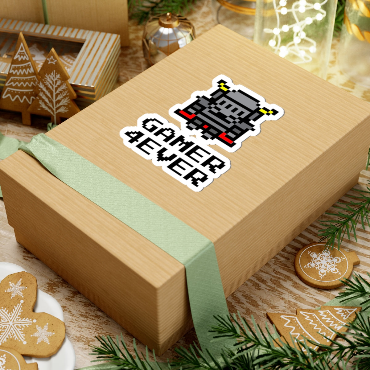 Gamer 4Ever Kiss-Cut Sticker