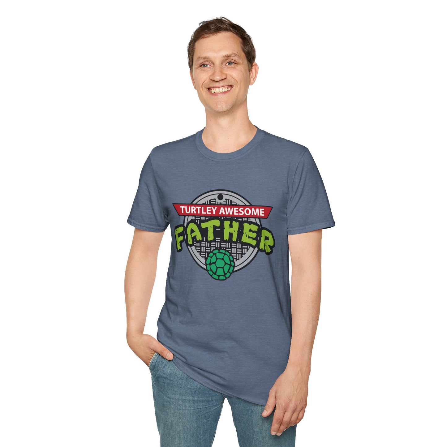 Turtley Awesome Father Tee