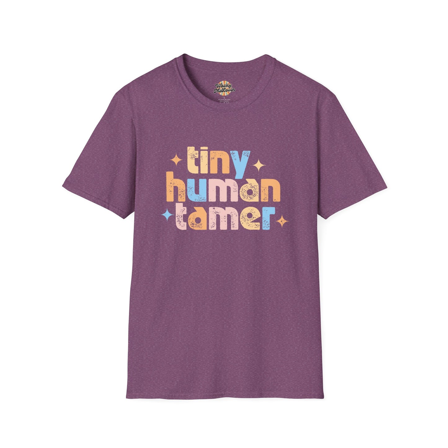 Tiny Human Tamer Retro Parenting Tee
