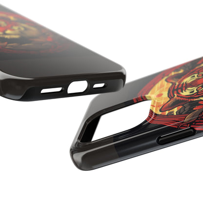 Tiger Wreath Tough Phone Case