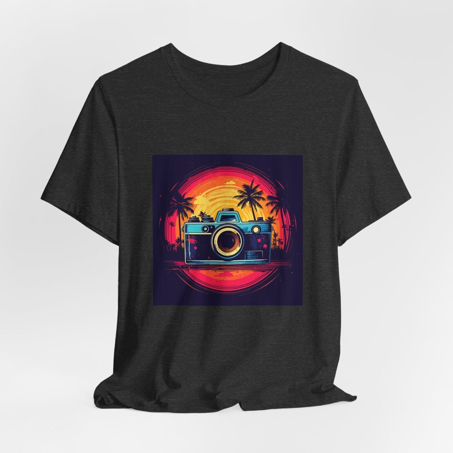 Retro Camera Sunset Tee