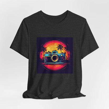 Retro Camera Sunset Tee