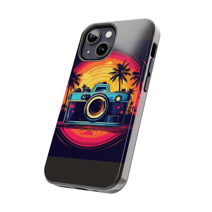 Retro Camera Sunset Tough Phone Case