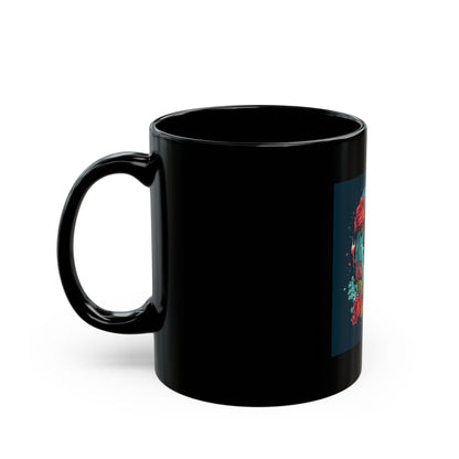 Soda & Roses Black Mug