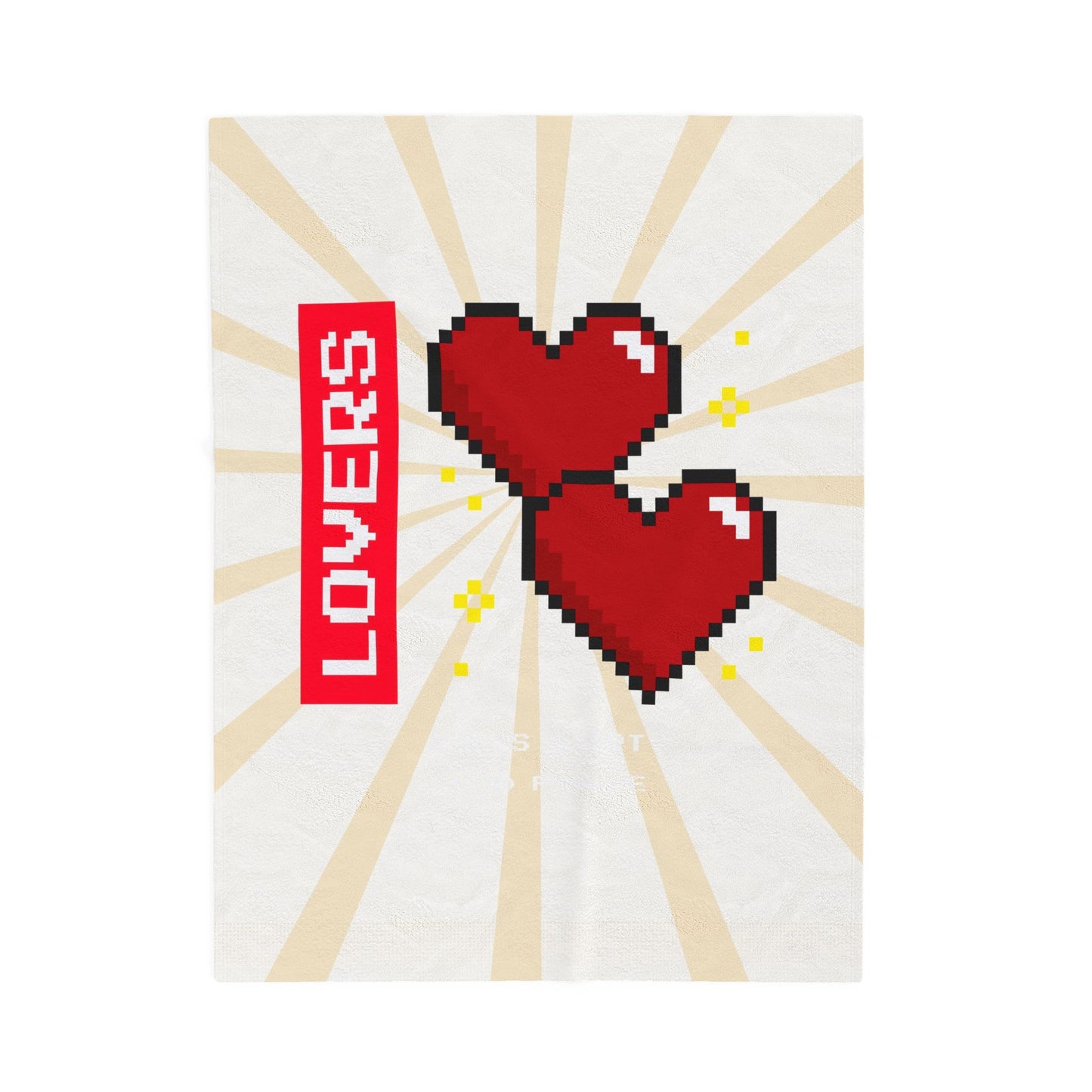 Lovers, Press Start Velveteen Plush Blanket