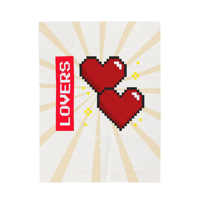 Lovers, Press Start Velveteen Plush Blanket