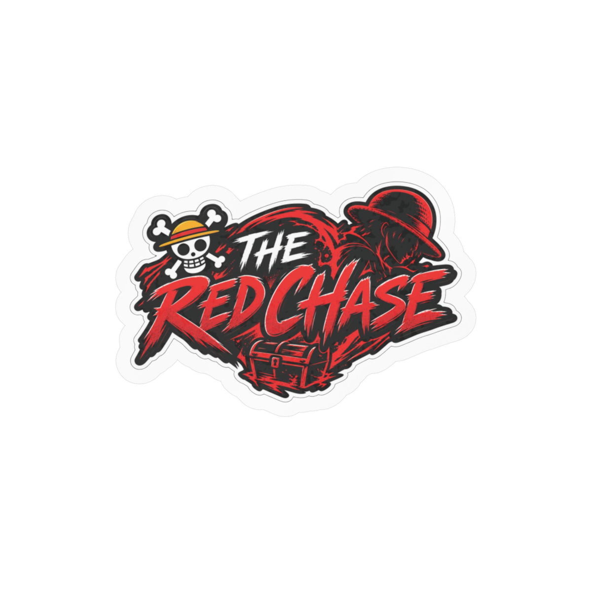The Red Chase Vinyl Sticker