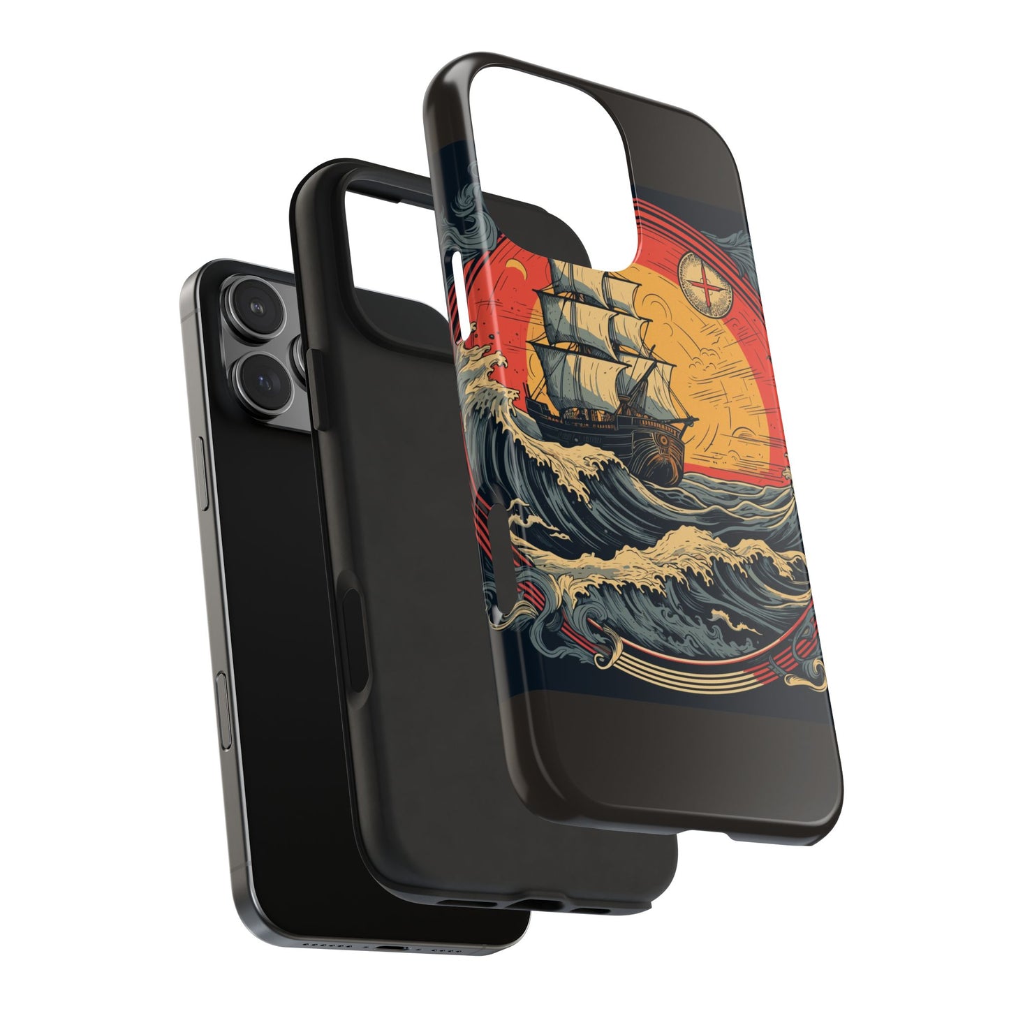 Tall Ship Storm Tough Phone Case