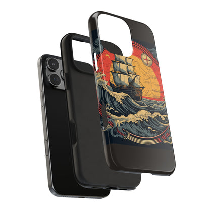Tall Ship Storm Tough Phone Case