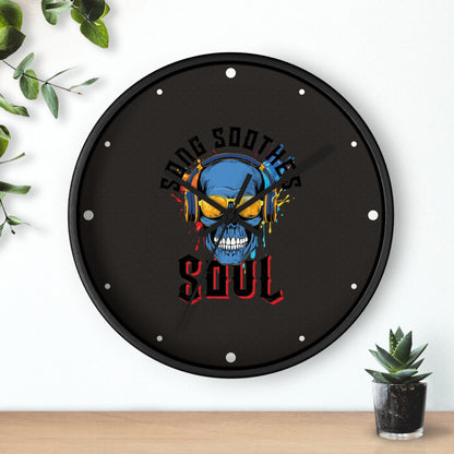 Song Soothes the Soul Wall Clock