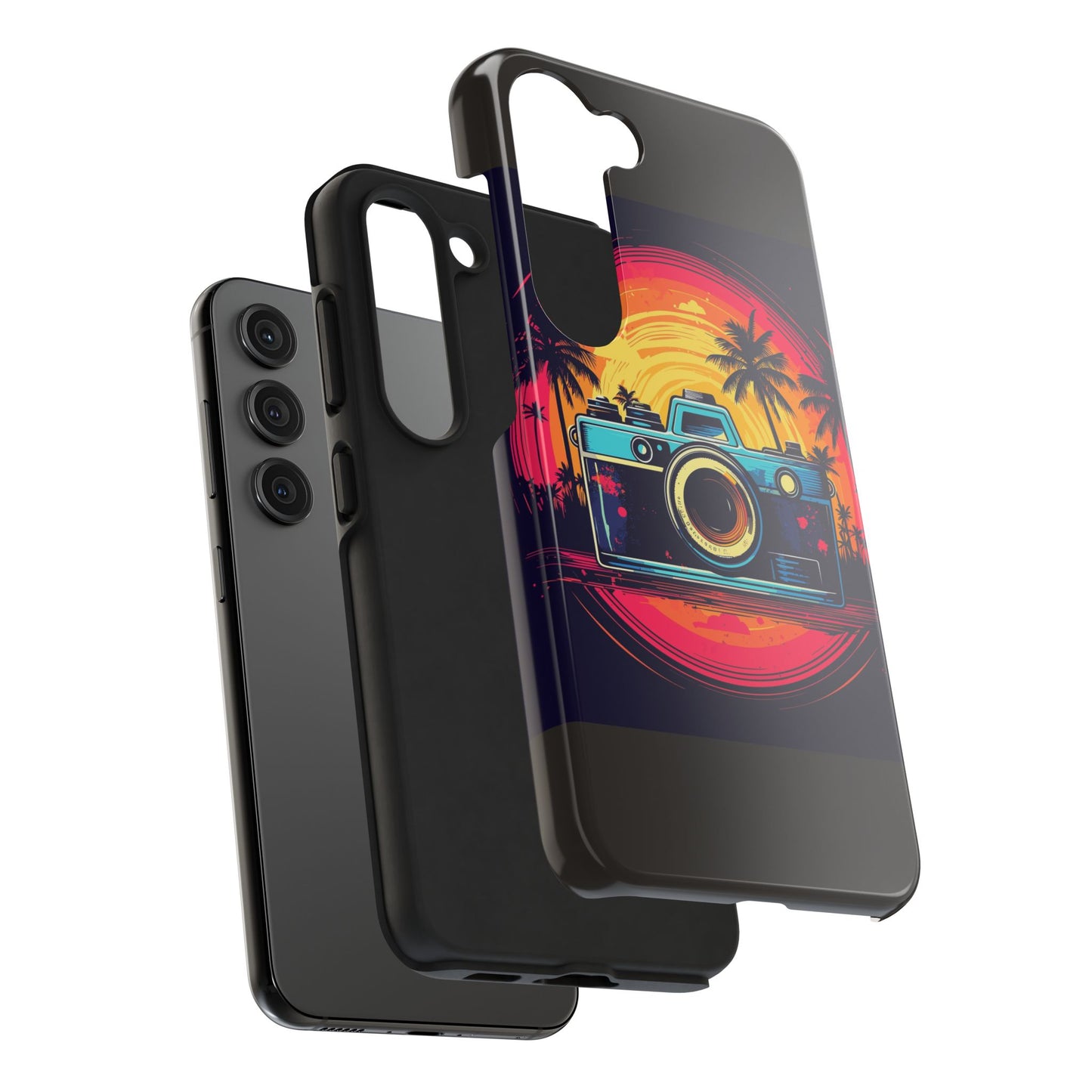 Retro Camera Sunset Tough Phone Case
