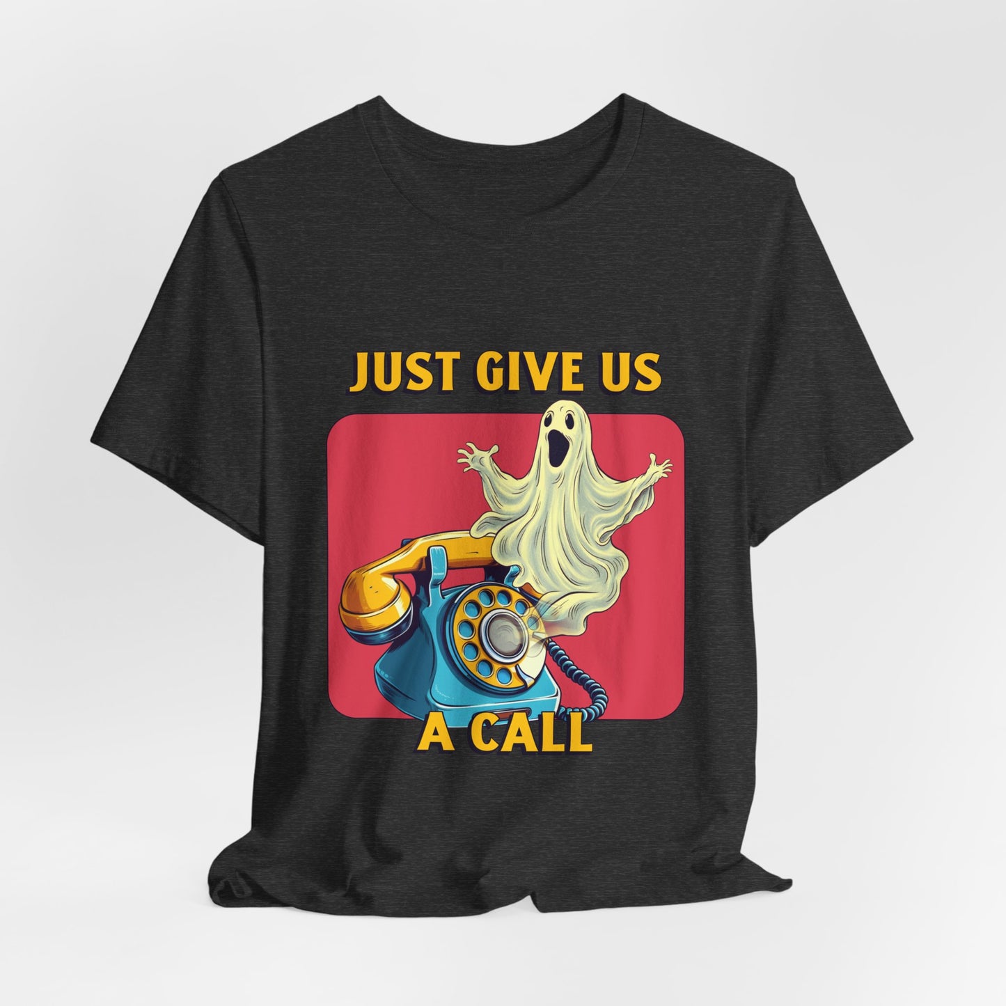 Just Give Us a Call Retro Ghost Hotline Tee