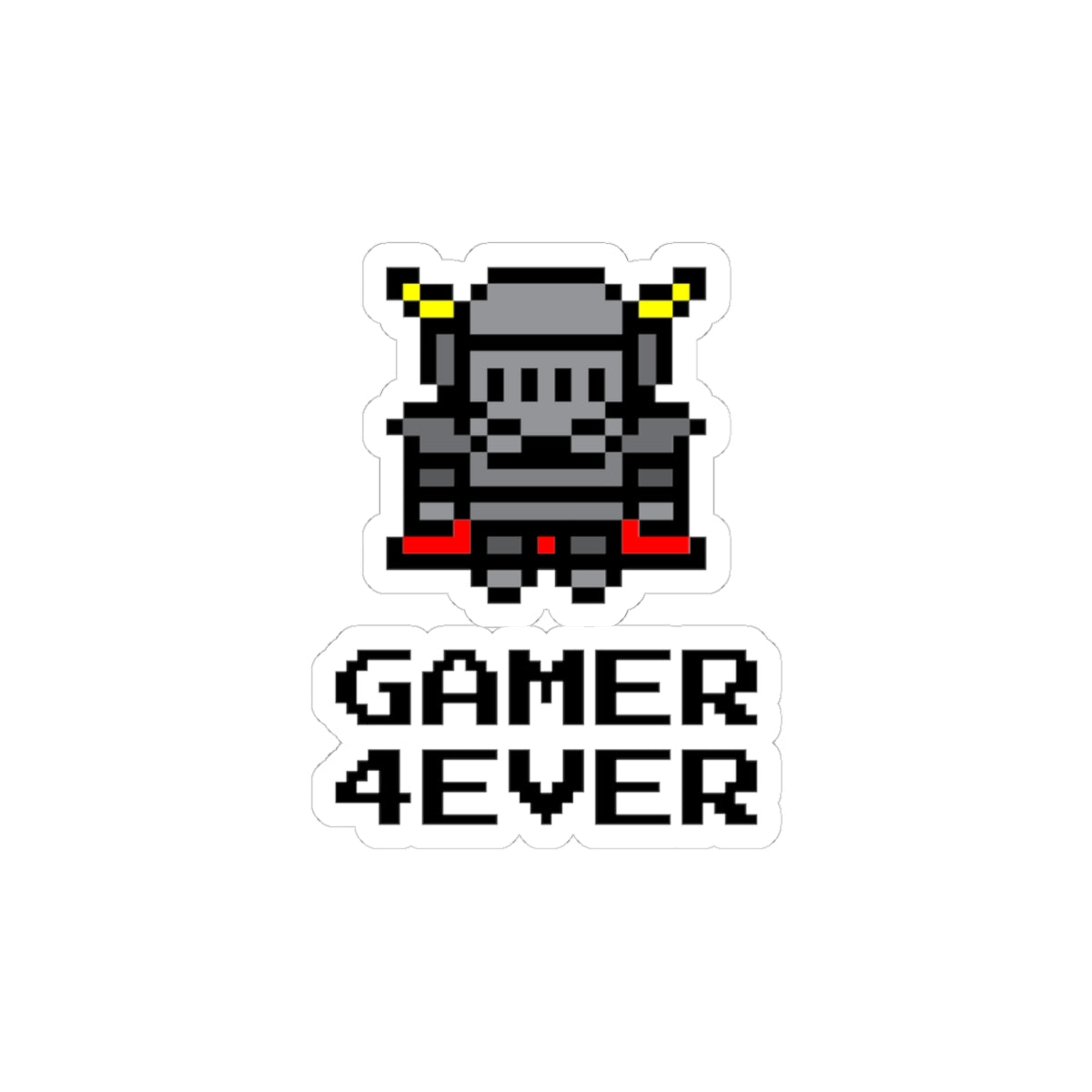 Gamer 4Ever Kiss-Cut Sticker