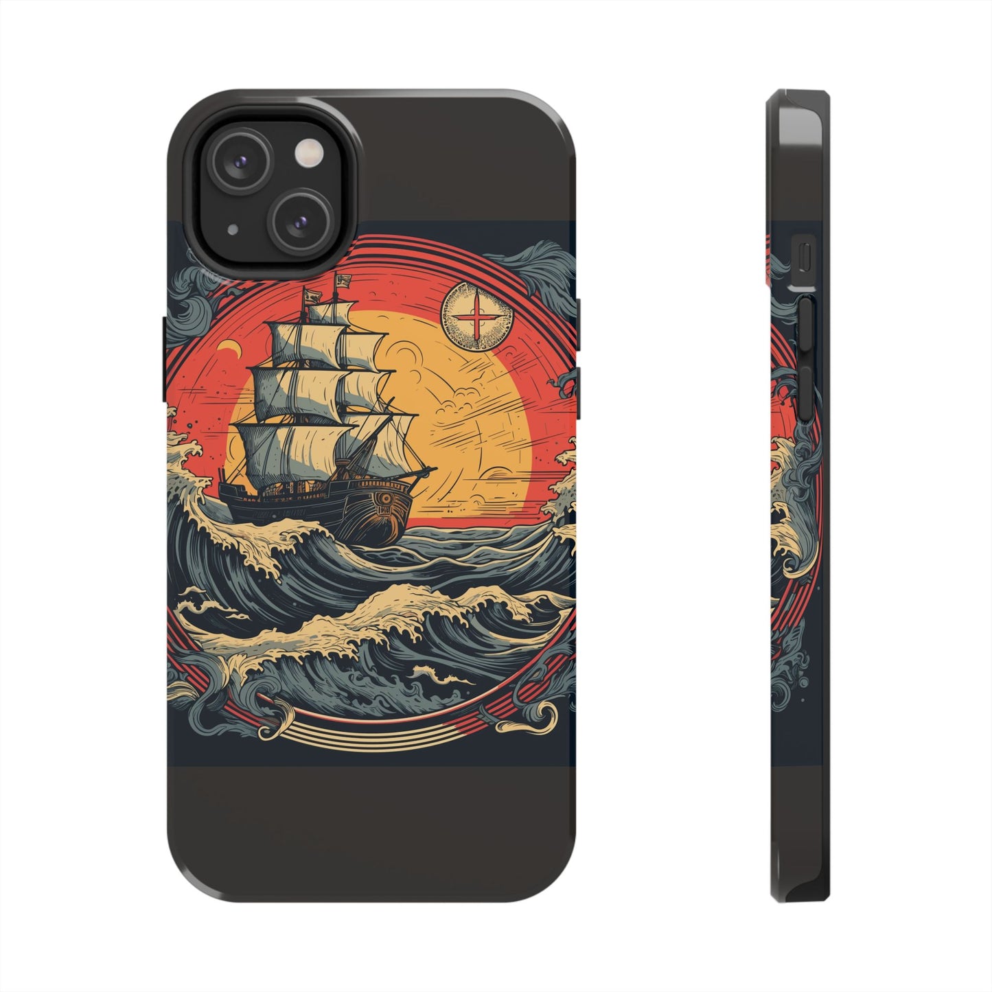 Tall Ship Storm Tough Phone Case