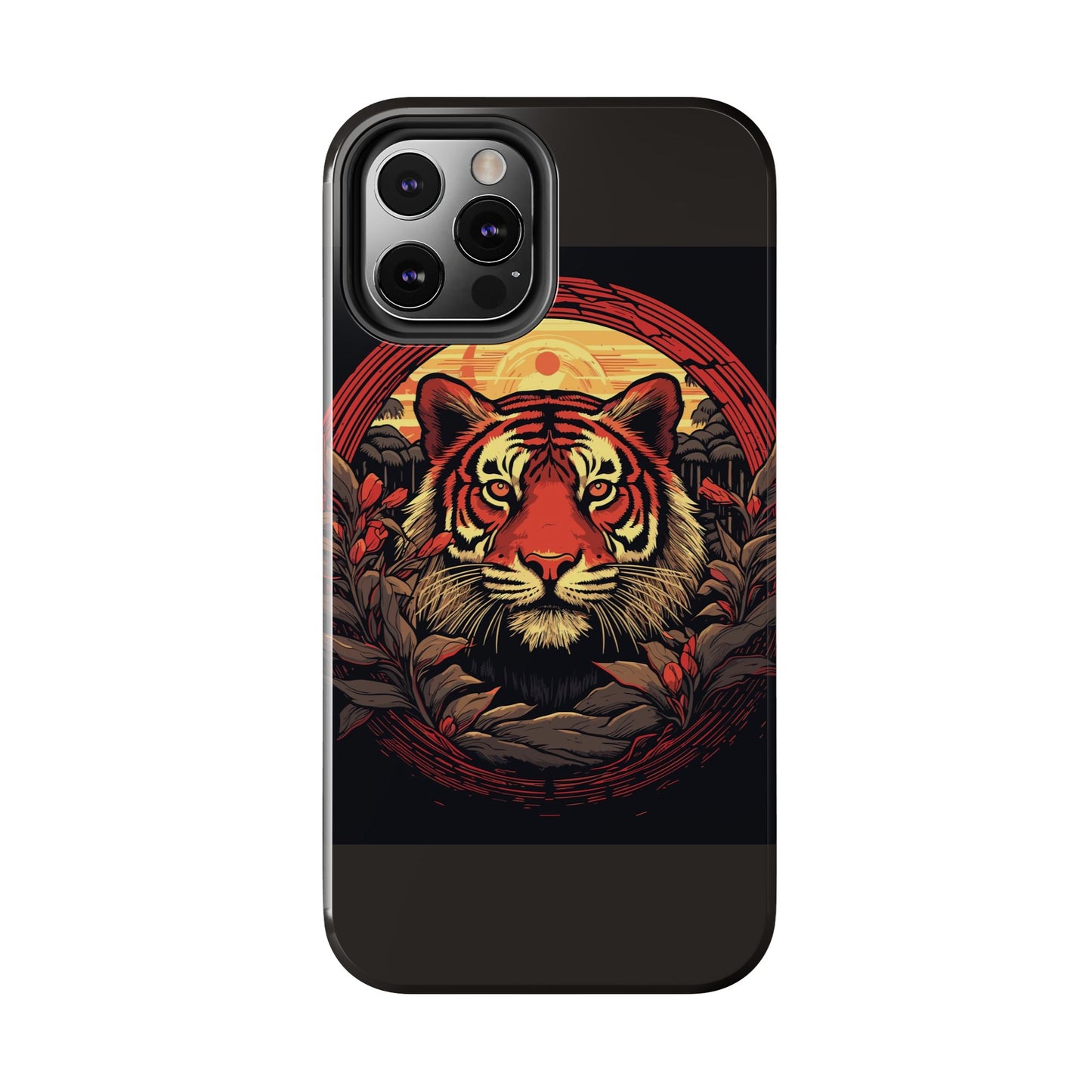 Tiger Wreath Tough Phone Case