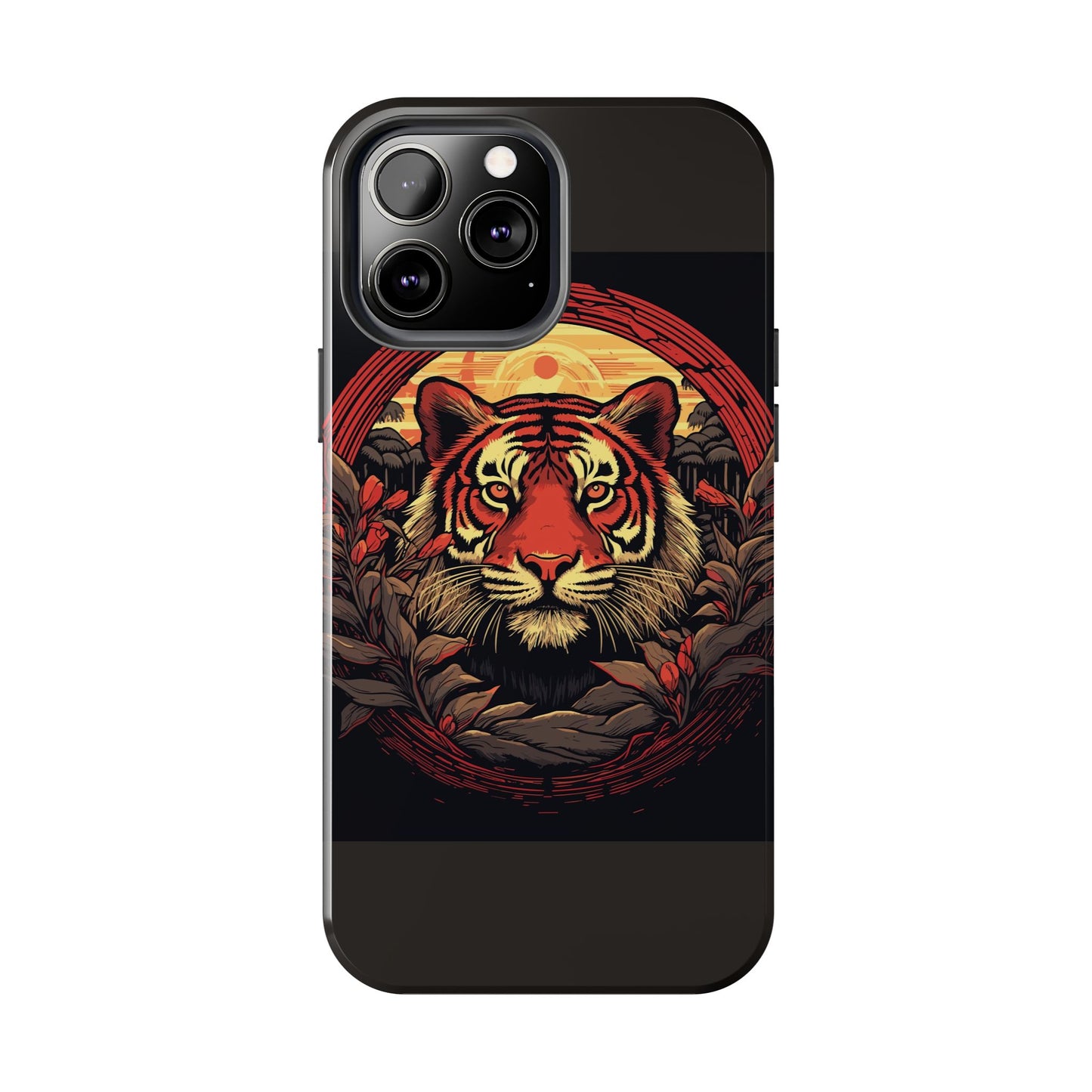Tiger Wreath Tough Phone Case