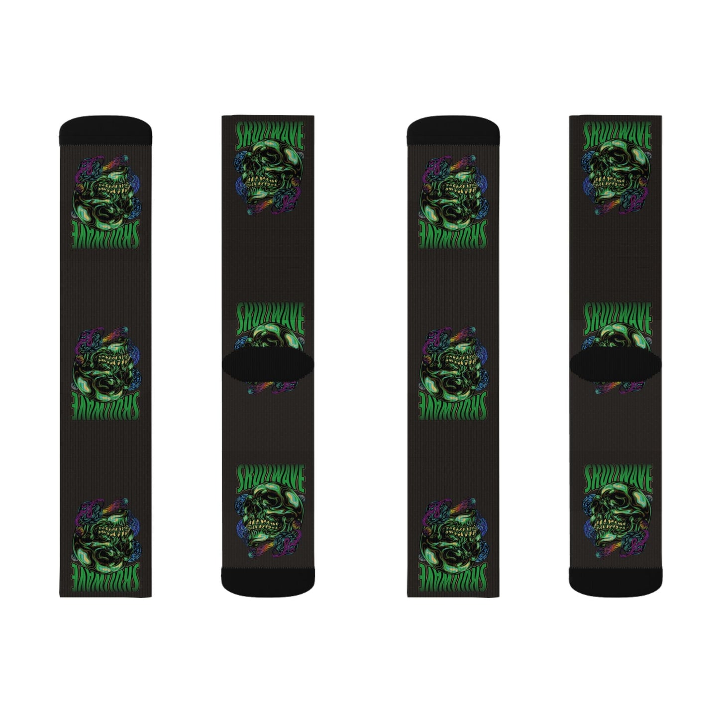 Skullwave Crew Socks