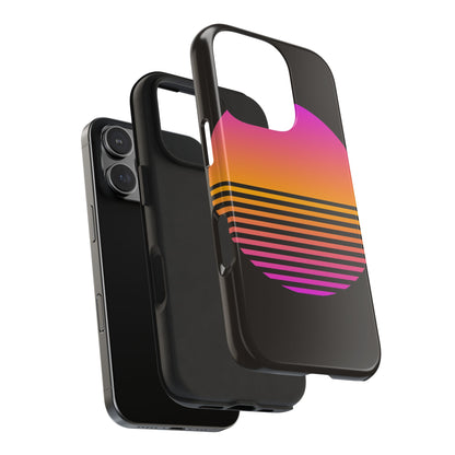 Sunset Grid Tough Phone Case