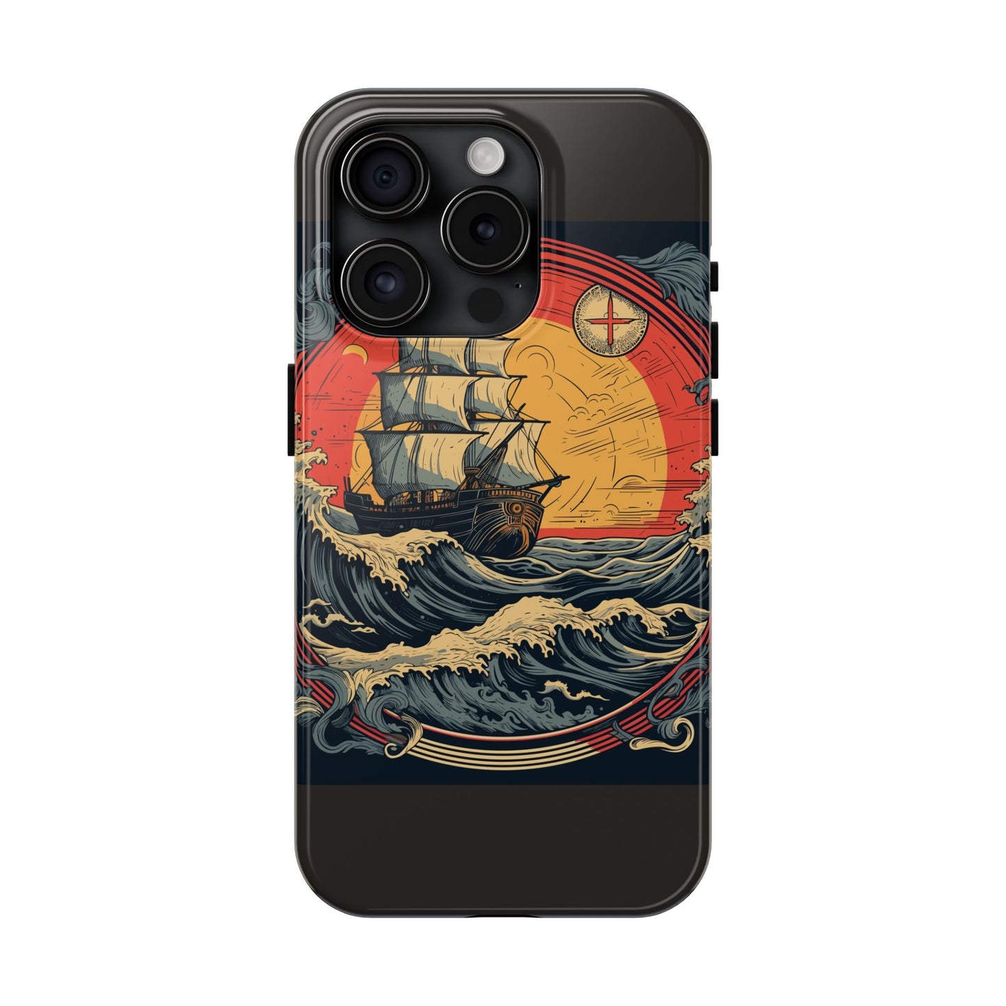 Tall Ship Storm Tough Phone Case
