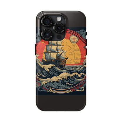 Tall Ship Storm Tough Phone Case