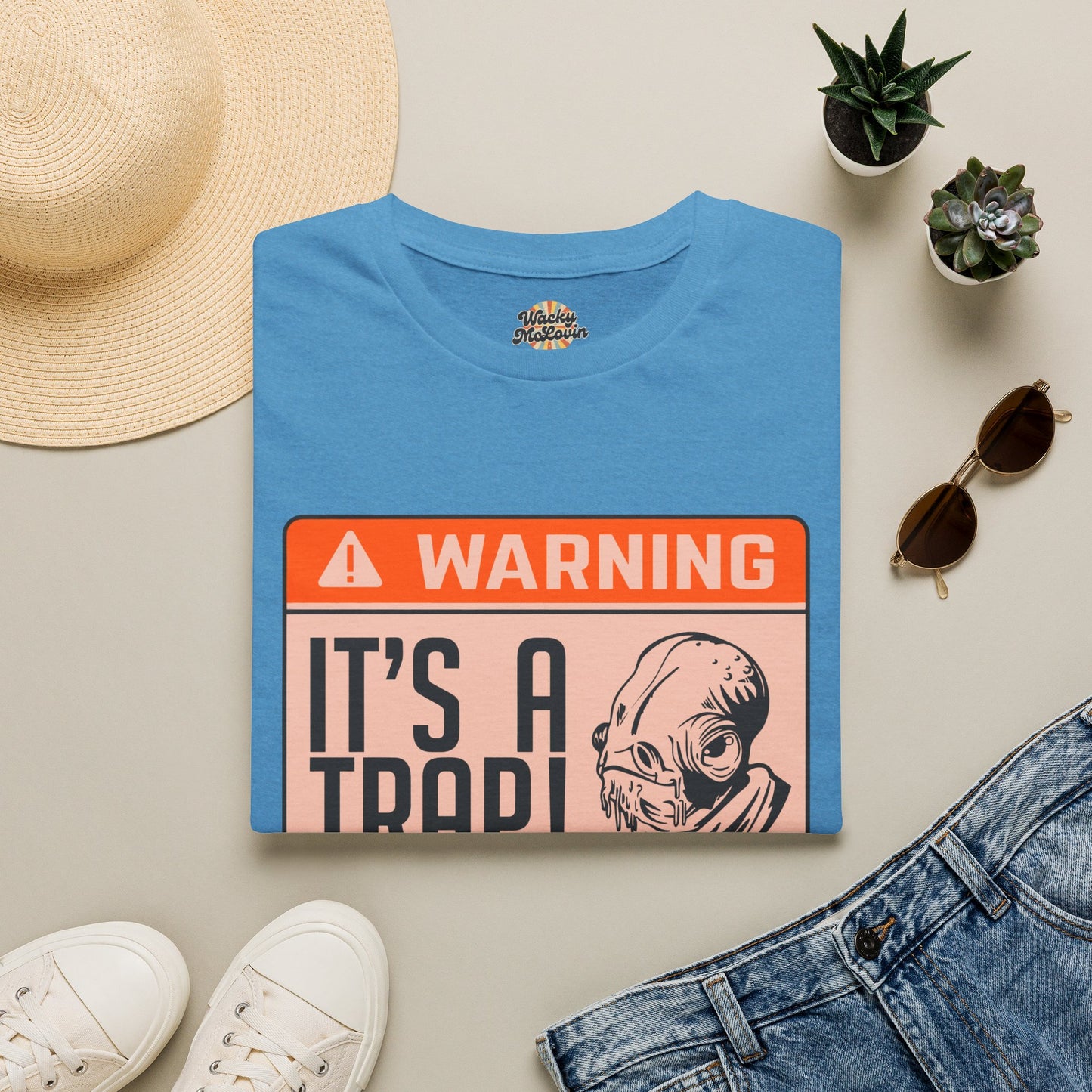 Warning: It’s A Trap! Retro Sci-Fi Tee